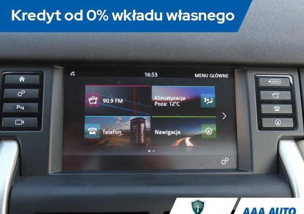 Land Rover Discovery Sport cena 90000 przebieg: 111137, rok produkcji 2015 z Ryn małe 254
